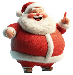 PNG Happy expression christmas santa.