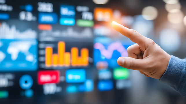 Business teamwork in action analyzing data trends and strategies for success in a tech environment