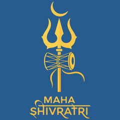 Maha Shivratri vector illustration