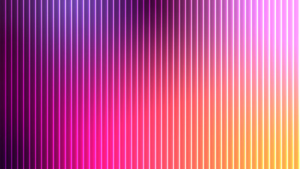Vibrant abstract background with vertical stripes in a gradient of purple pink and yellow hues