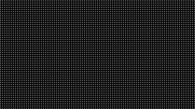 Black background with evenly spaced white dots pattern seamless texture abstract geometric design
