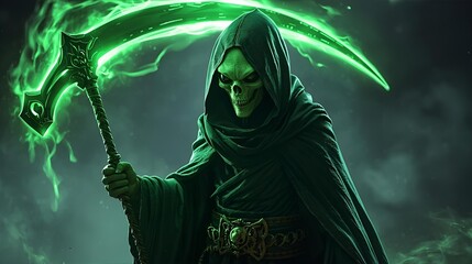 Illustration of an Alien Zombie