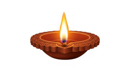 Diwali diya, traditional oil lamp for festival
