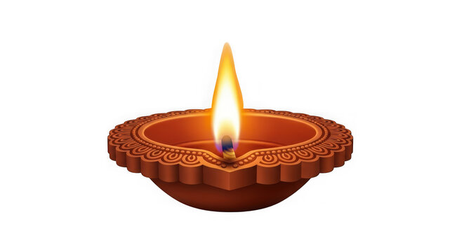 Diwali diya, traditional oil lamp for festival