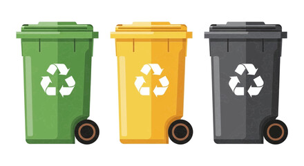 recycle bin with recycle symbol