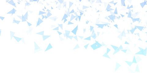 Abstract polygonal blue background with triangles