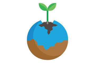 Mine Awareness Healing Sapling Vector