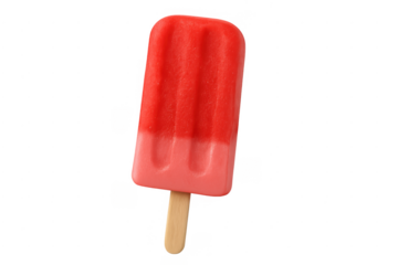 Red and pink frozen ice pop for summer refreshing treat