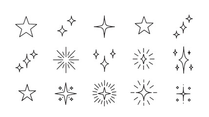 Set of black and white vector icons for web featuring airplane and snowflake silhouettes symbolizing travel and Christmas design