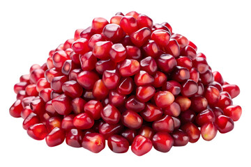 pomegranate seeds isolated image on transparent