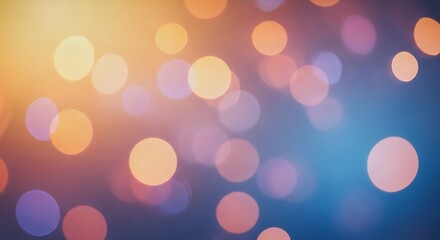 Colorful bokeh circles abstract background