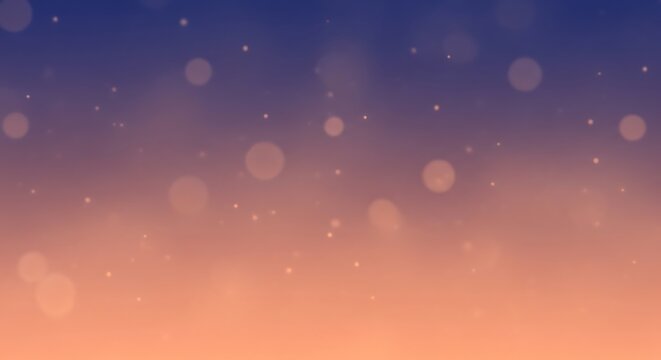 Abstract soft gradient bokeh light particle