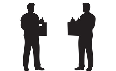 International Volunteer Day Silhouette Vector Bundle