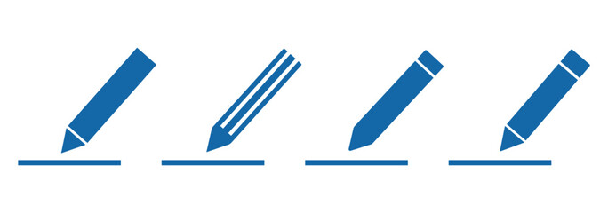 Edit icon vector. Edit document sign and symbol. Edit text icon with pencil. Edit icon vector isolated on white background. 