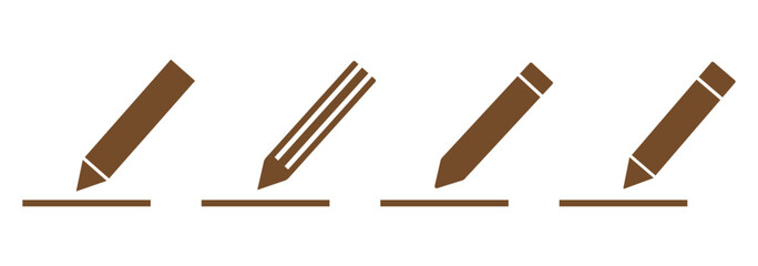 Edit icon vector. Edit document sign and symbol. Edit text icon with pencil. Edit icon vector isolated on white background. 