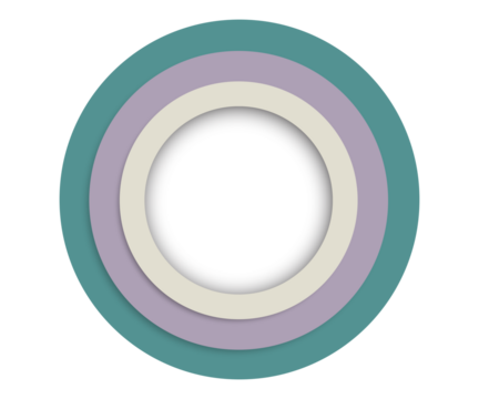 Abstract background with circles layers and copy space