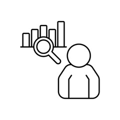 Icon a Analysis, isolated against a clean background.