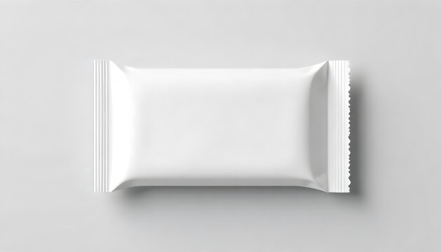 Snack Bar Packaging Mockup on Neutral Background. 