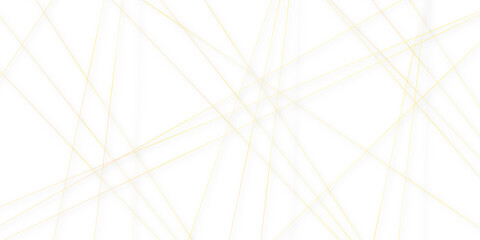 Abstract gold lines on transparent background. random chaotic lines abstract geometric patterns of modern design. geometric design created using light colorful digital net web line technology.