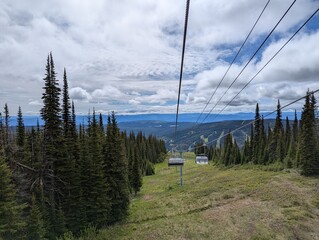 Chairlift view