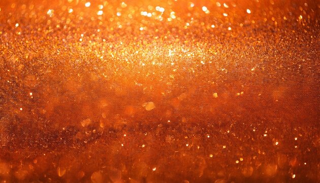 a striking orange glitter background with a bold fiery sparkle that catches the light in an energetic way the intense color is perfect for promotional materials summer events or high energy