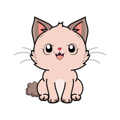 cat, animal, kitten, illustration