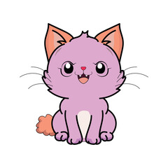 cartoon, cute, character, funny, illustration, anime, cat, pet, kitten, happy, animal, kitty, baby, adorable, design, kawaii, isolated, fun, orange, art, vector, holiday, doodle, sticker, beautiful
