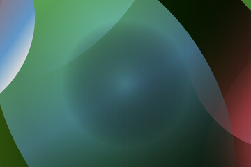 Abstract gradient sphere light effect
