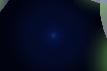 Abstract blue gradient sphere with black curves