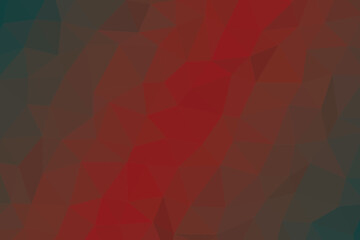A rich, abstract polygonal pattern blending deep red, green, and brown hues. The vibrant yet subtle gradient creates a warm, modern aesthetic. Perfect for creative projects and stylish backgrounds.