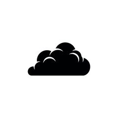 Dust Cloud Icon Silhouette