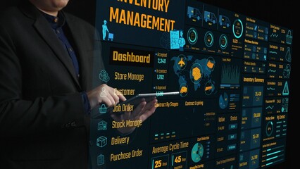 This image showcases an advanced inventory management dashboard, featuring data visualization tools for efficient store operations and enhanced decision-making capabilities. Cipher