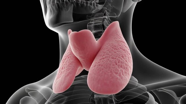 3D Model of Palatine Tonsils and Throat Anatomy
