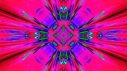 Colorful tunnel video loop offers an immersive and seamless visual experience for screensavers and presentations enhancing digital environments