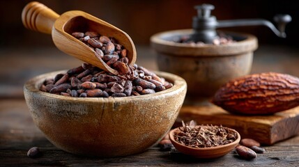 Roasting cocoa beans for making artisanal chocolate