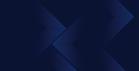 Abstract Digital Art: Dynamic Blue Chevron Shapes on Dark Backdrop for Modern Backgrounds and Designs, offering a vibrant and modern visual.