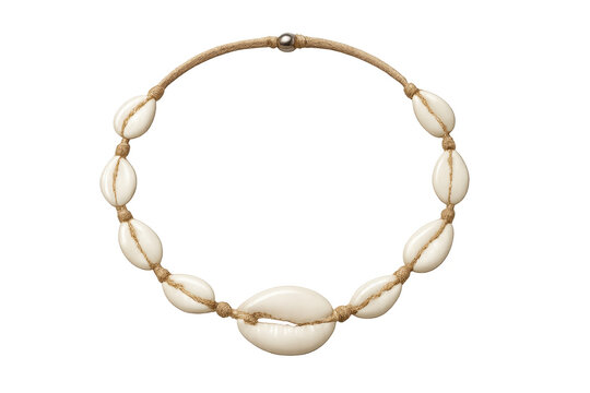 Cowrie shell necklace bohemian beach style jewelry