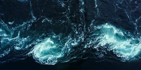 water splash in water. Waves of water of the river and the sea meet each other during high tide and low tide. 