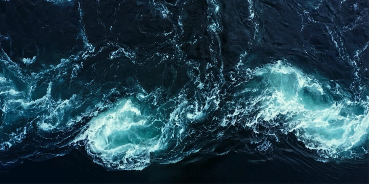 water splash in water. Waves of water of the river and the sea meet each other during high tide and low tide. 