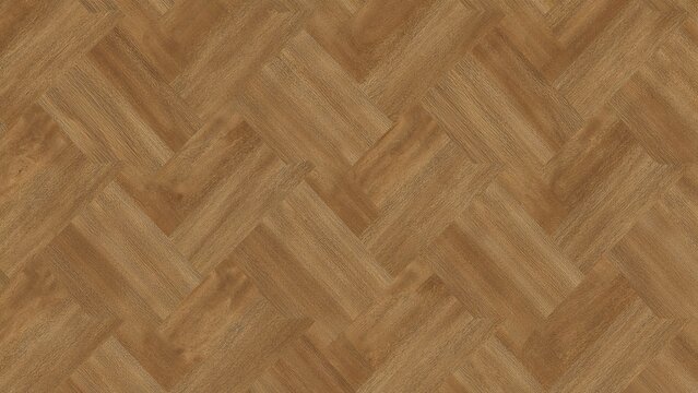 Close-up view of a wooden parquet flooring pattern.
