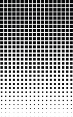 Abstract diagonal gradient halftone pattern A gradiant of black and white dots creating a textured abstract background with varying Pixelated wave shadow texture. Abstract halftone gradation pattern 