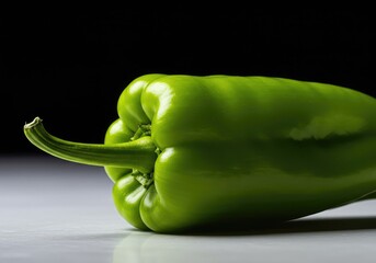 A vibrant closeup emphasizing the fresh texture and intense, fiery flavor of exotic green culinary peppers used for heating up cuisine ,bold ,intense ,jalapeno