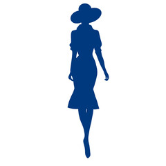 Fashion woman silhouette 