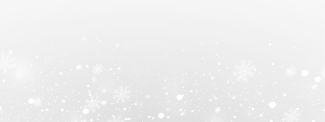 Transparent PNG snowfall with shimmering snowflakes, frosty glow, cold white particles and magical winter overlay for Christmas projects