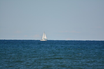 Obraz premium Boats out on the water