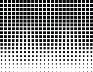 Abstract diagonal gradient halftone pattern A gradiant of black and white dots creating a textured abstract background with varying Pixelated wave shadow texture. Abstract halftone gradation pattern 