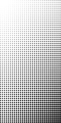 Abstract diagonal gradient halftone pattern A gradiant of black and white dots creating a textured abstract background with varying Pixelated wave shadow texture. Abstract halftone gradation pattern 
