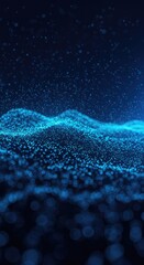 Abstract blue background representing digital data flow and network connections within a massive computing infrastructure setting ,grid ,electronic ,background