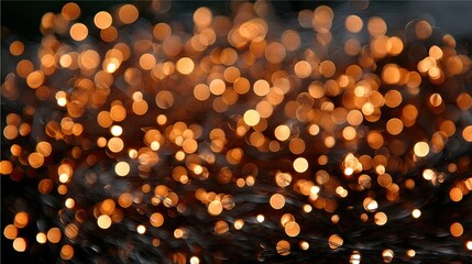 Warm lights illuminate a space, creating a soft, inviting glow that enhances moods and adds charm to evening events and gatherings