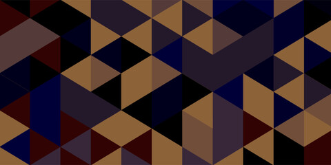 Abstract brown background with triangles